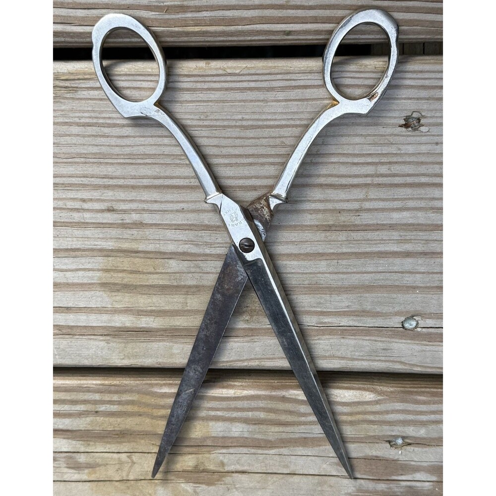 Vintage Crane Deluxe 9” Dressmaker's Shears Scissors USA